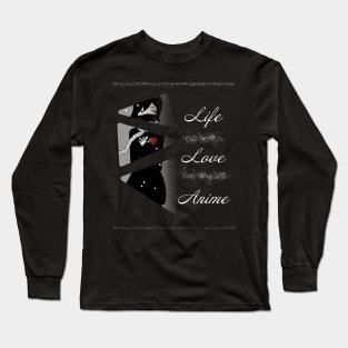 Life, Love, Anime custom, hand drawn figure Long Sleeve T-Shirt